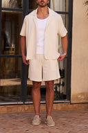 Galets Short Sleeve Shirt - Cream