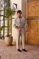 Table for Two Linen Shirt - Beige