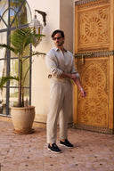 Table for Two Linen Shirt - Beige