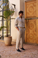 Table for Two Linen Shirt - Beige