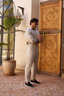 Table for Two Linen Shirt - Beige