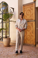 Table for Two Linen Shirt - Beige