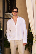 Table for Two Linen Shirt - White