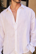 Table for Two Linen Shirt - White