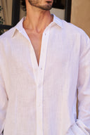 Table for Two Linen Shirt - White