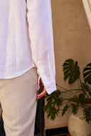Table for Two Linen Shirt - White
