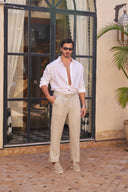 Table for Two Linen Shirt - White