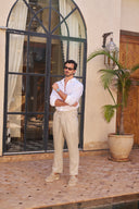 Table for Two Linen Shirt - White