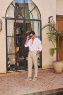 Table for Two Linen Shirt - White
