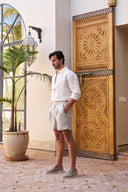 Table for Two Linen Shirt - Cream