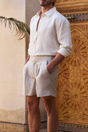 Table for Two Linen Shirt - Cream