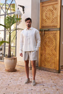 Table for Two Linen Shirt - Cream