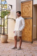 Table for Two Linen Shirt - Cream