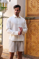 Table for Two Linen Shirt - Cream
