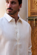 Table for Two Linen Shirt - Cream