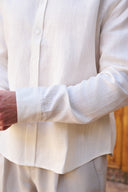 Table for Two Linen Shirt - Cream