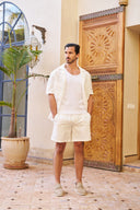 Seersucker Short - White